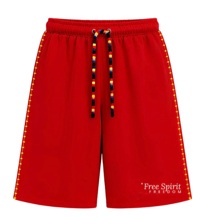 Short Freedom Cotton Poppy Red