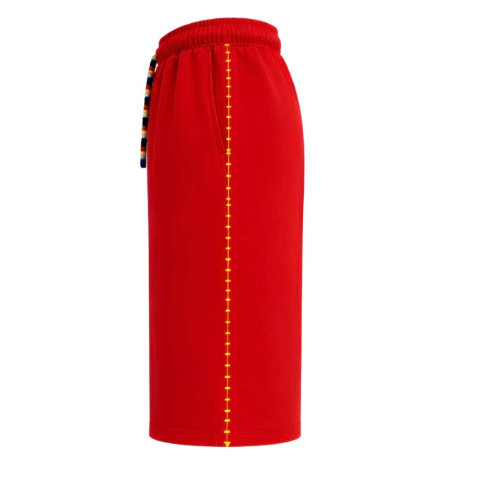 Short Freedom Cotton Poppy Red