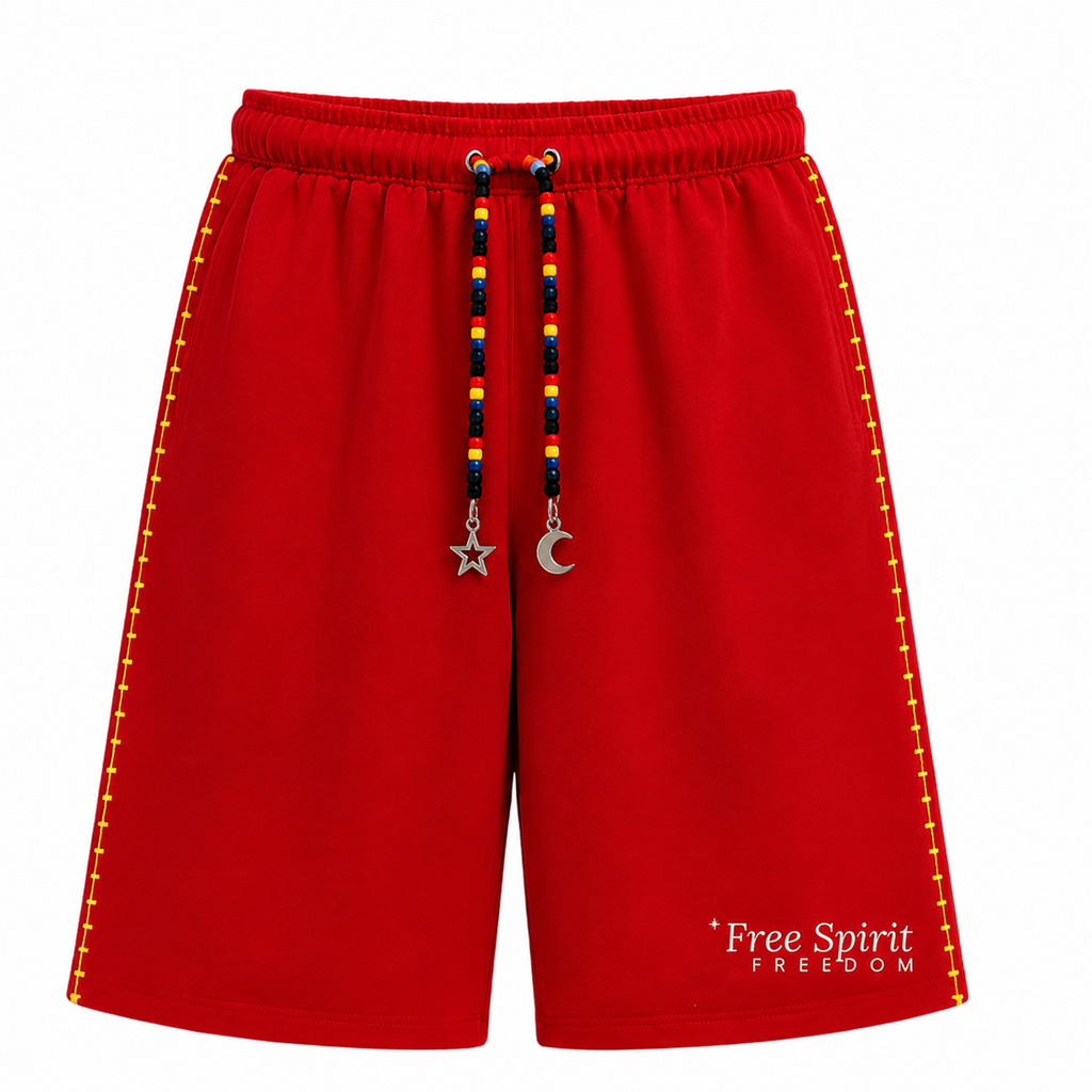 Short Freedom Cotton Poppy Red