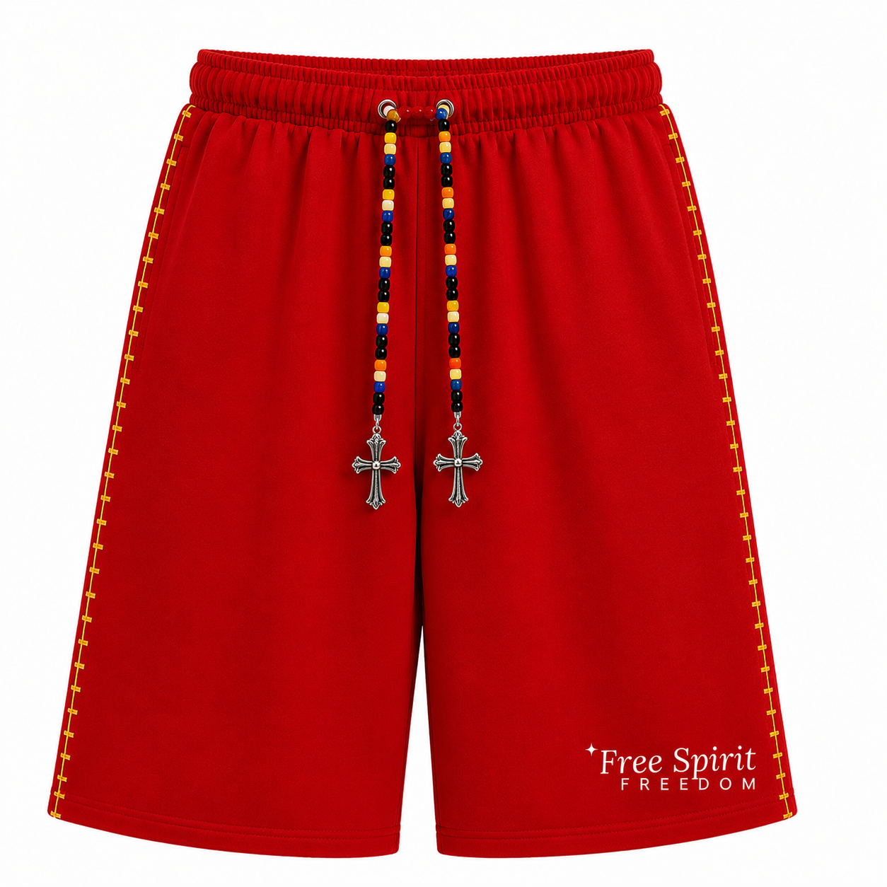 Short Freedom Cotton Poppy Red