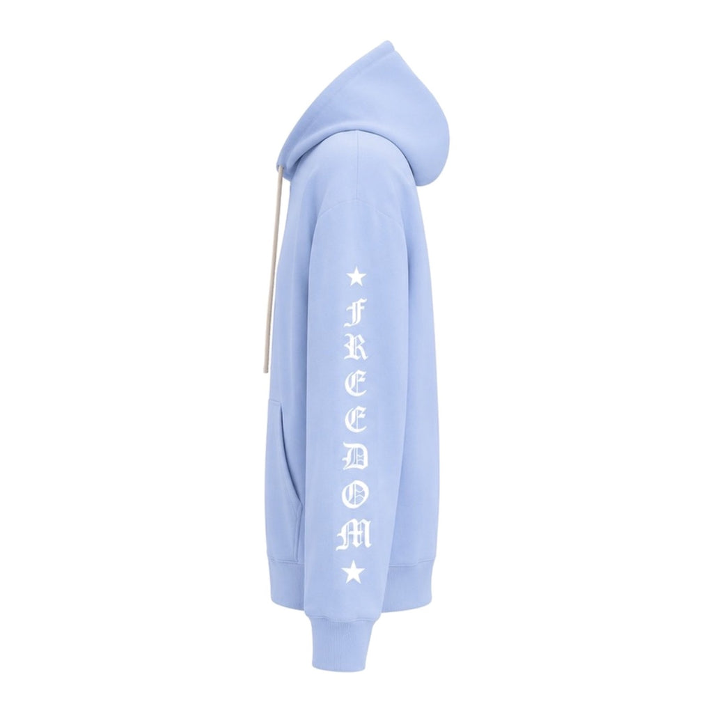 Hoodie Freedom Sky Blue