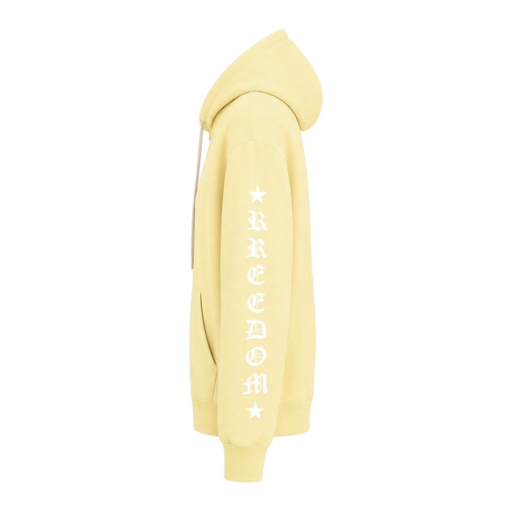 Hoodie Freedom  Pale Yellow