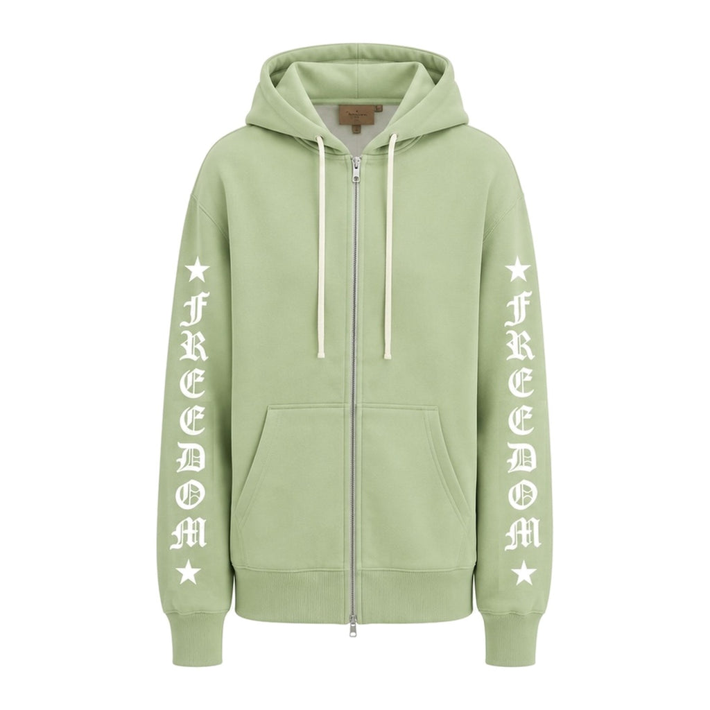 Hoodie Freedom  Sage Green