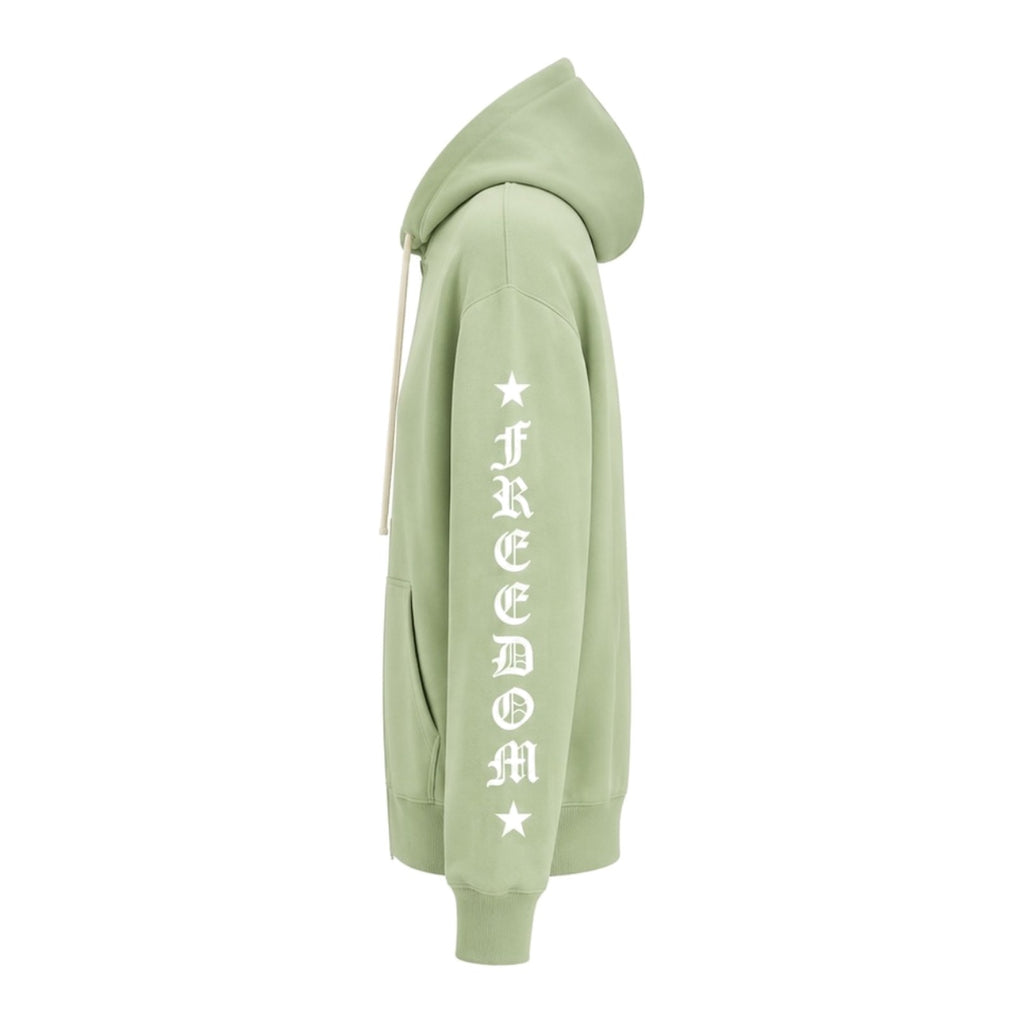 Hoodie Freedom  Sage Green